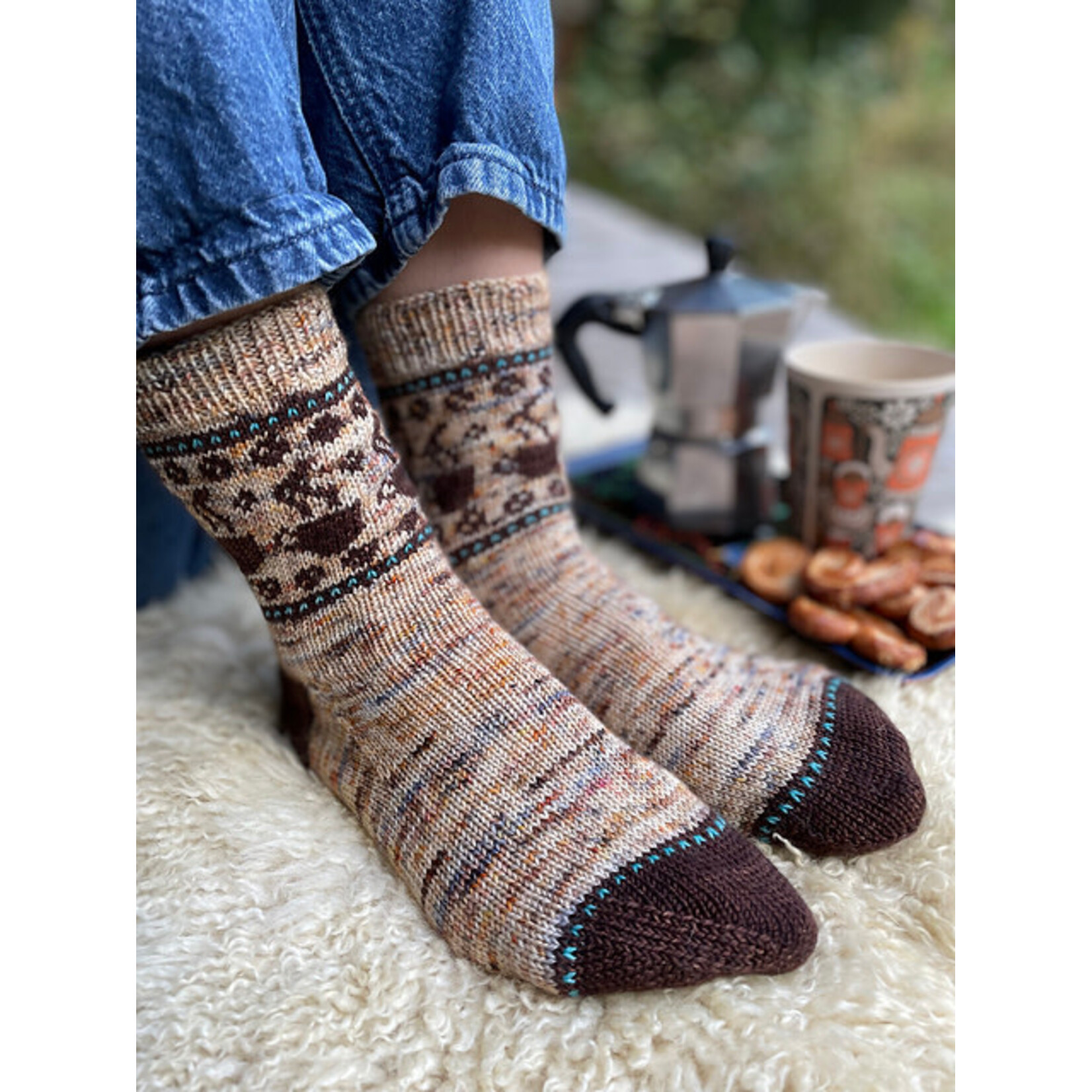 Book - Charming Colorwork Socks by Charlotte Stone