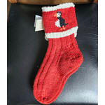 Newfoundland Puffin Cuff Socks - Rust