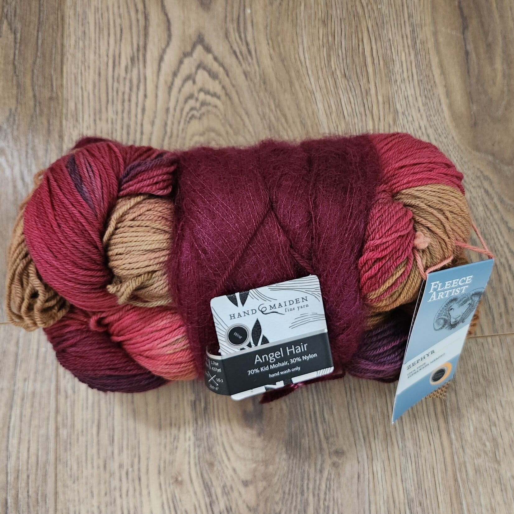 Fleece Artist Fleece Artist - "Vest Friend" Kit - Cranberry