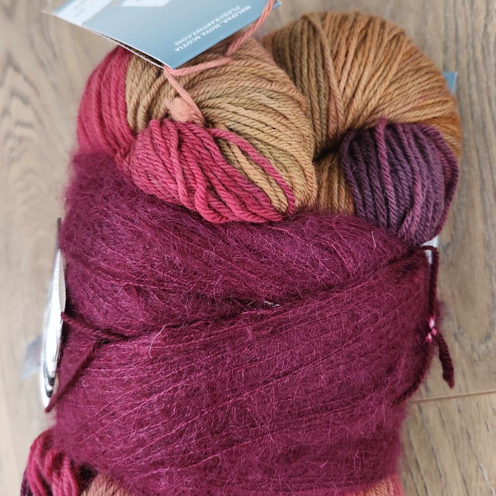 Fleece Artist Fleece Artist - "Vest Friend" Kit - Cranberry