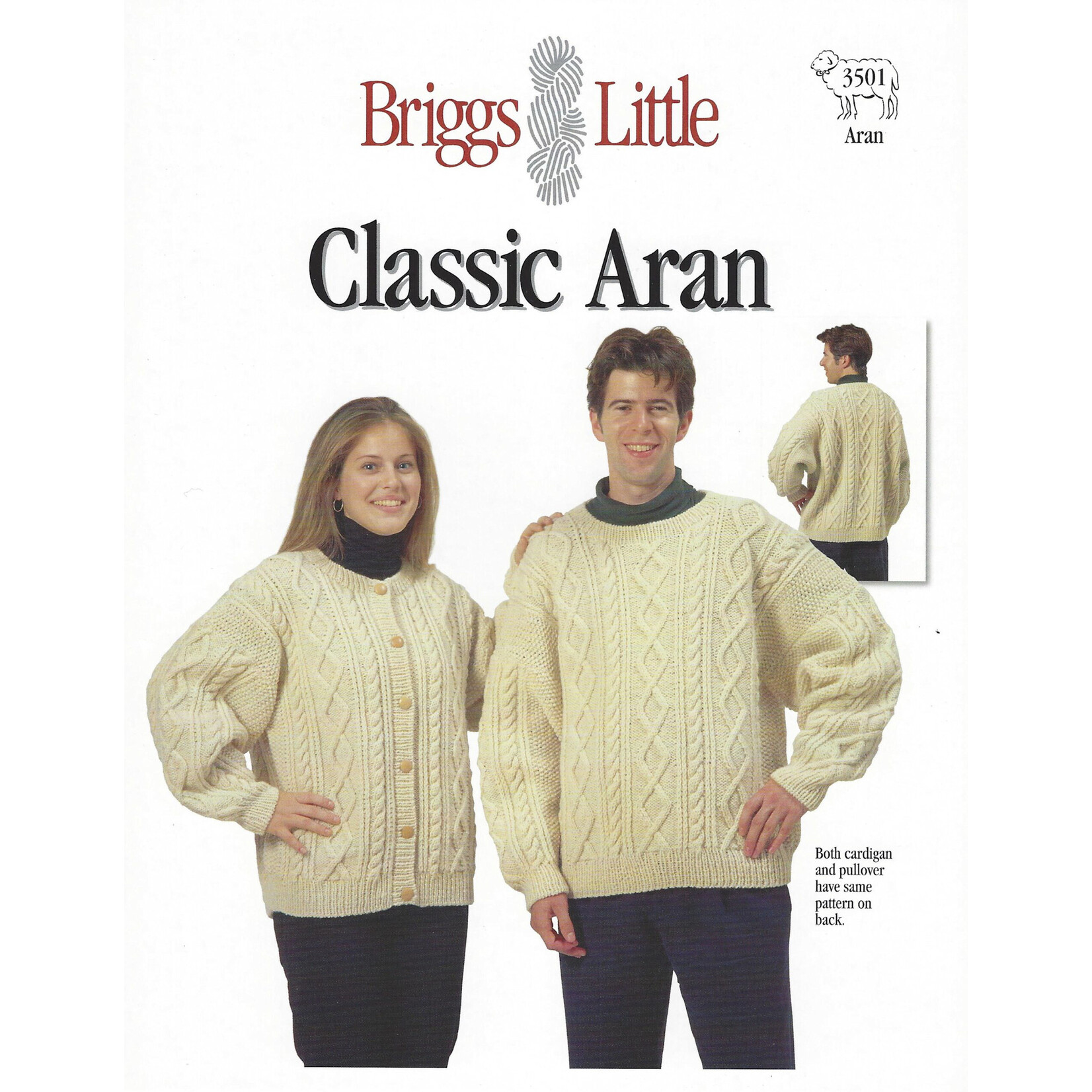 Classic Aran 3501 Pattern Booklet by Briggs & Little