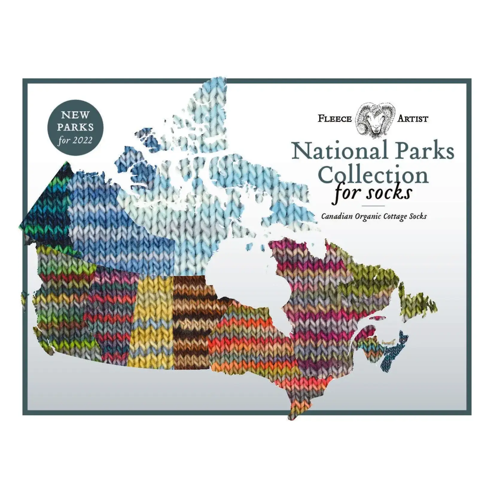 Fleece Artist Fleece Artist - Organic Cottage Socks - National Parks Collection - Torngat, NL