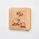 KnitPro - Wooden Retractable Measuring Tape - Square