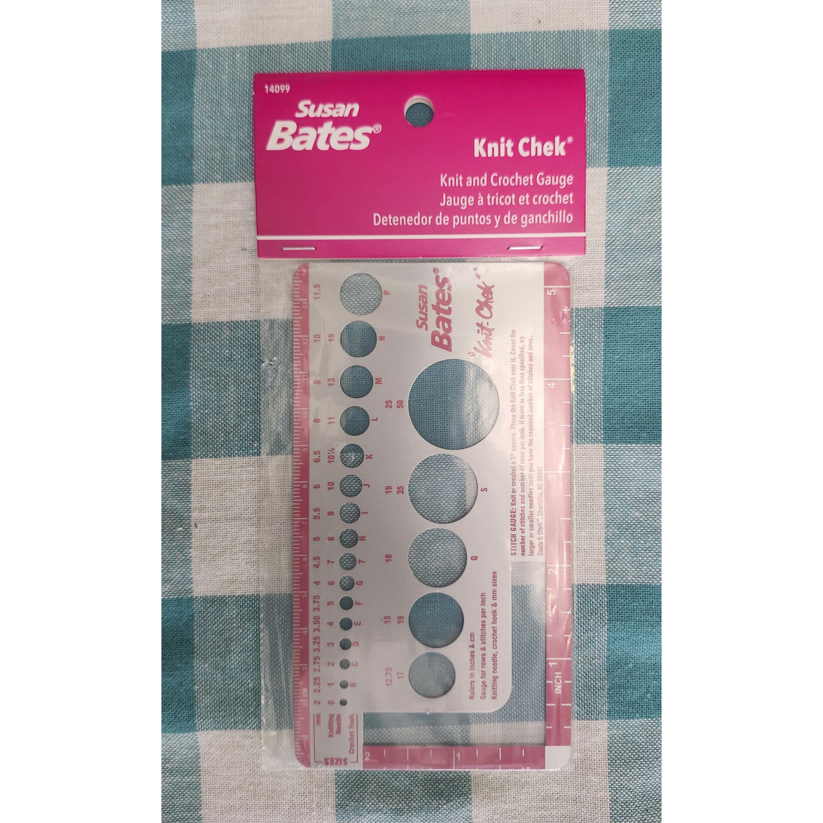 Susan Bates - Knit Chek - Knit & Crochet Gauge
