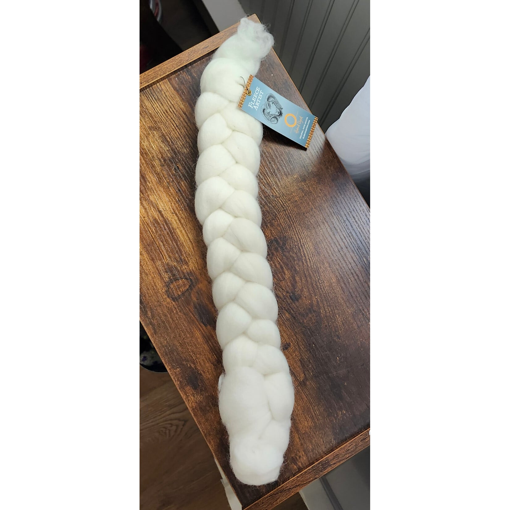 Fleece Artist Fleece Artist - Merino Sliver - Natural - 100g Braid
