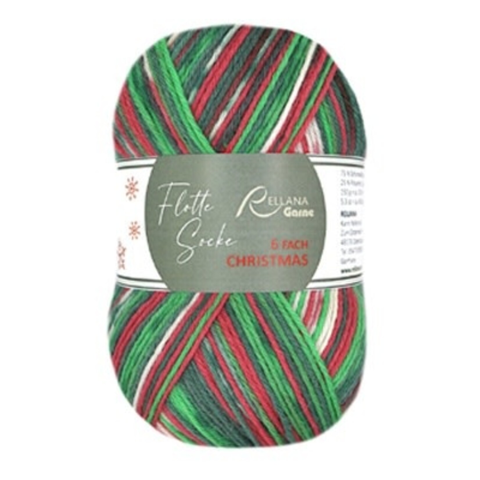 Rellana Flotte Sock - 6 Ply - Christmas 2025