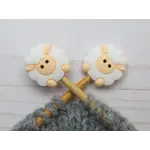 Fox & Pine Stitches - Stitch Stoppers - White Sheep