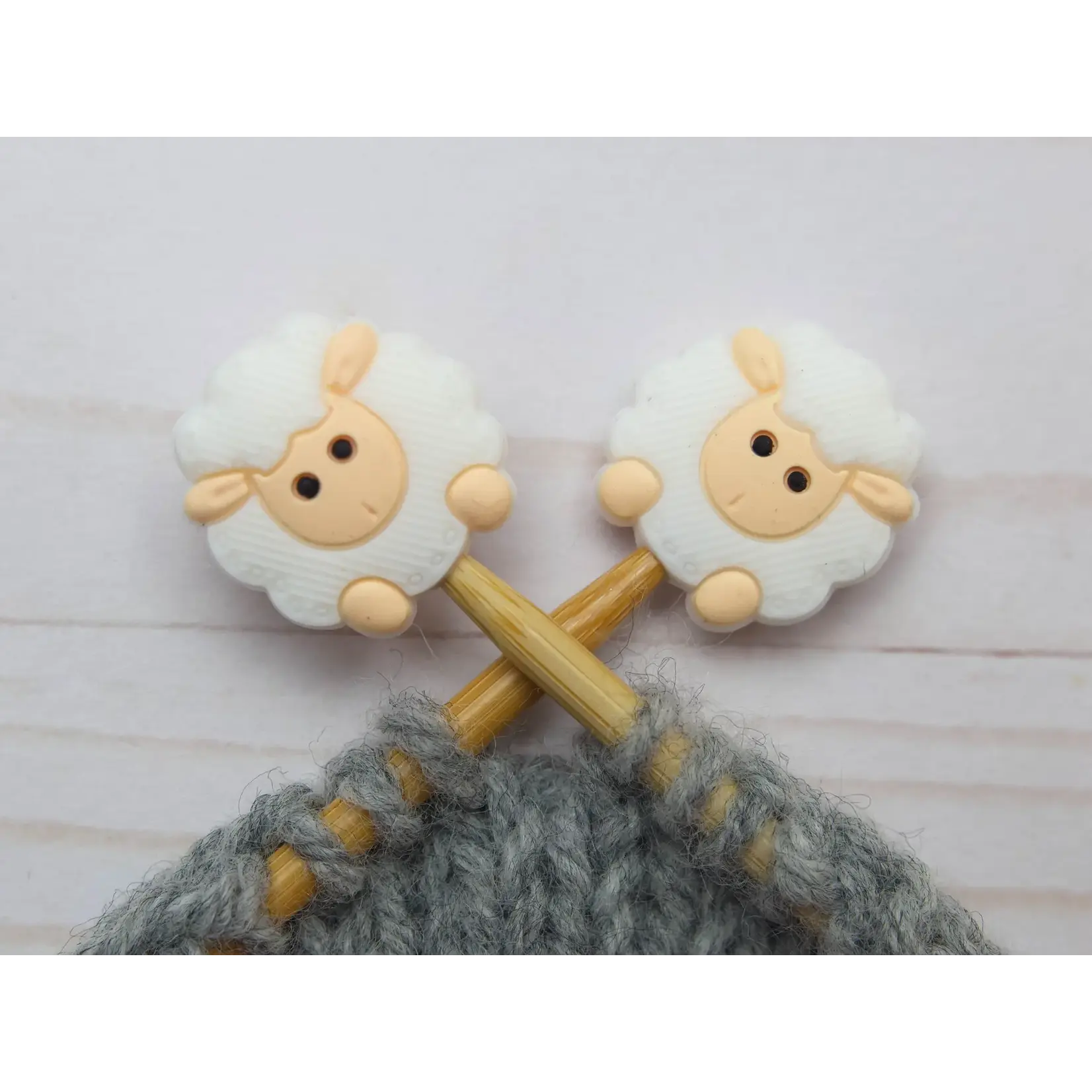 Fox & Pine Stitches - Stitch Stoppers - White Sheep