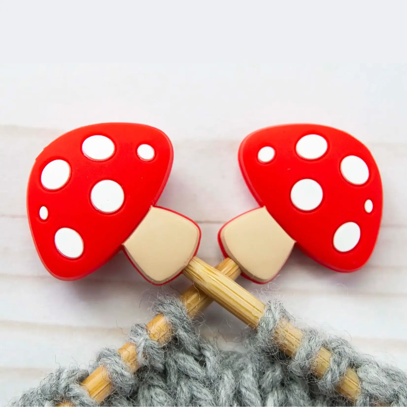 Fox & Pine Stitches - Stitch Stoppers - Mushroom
