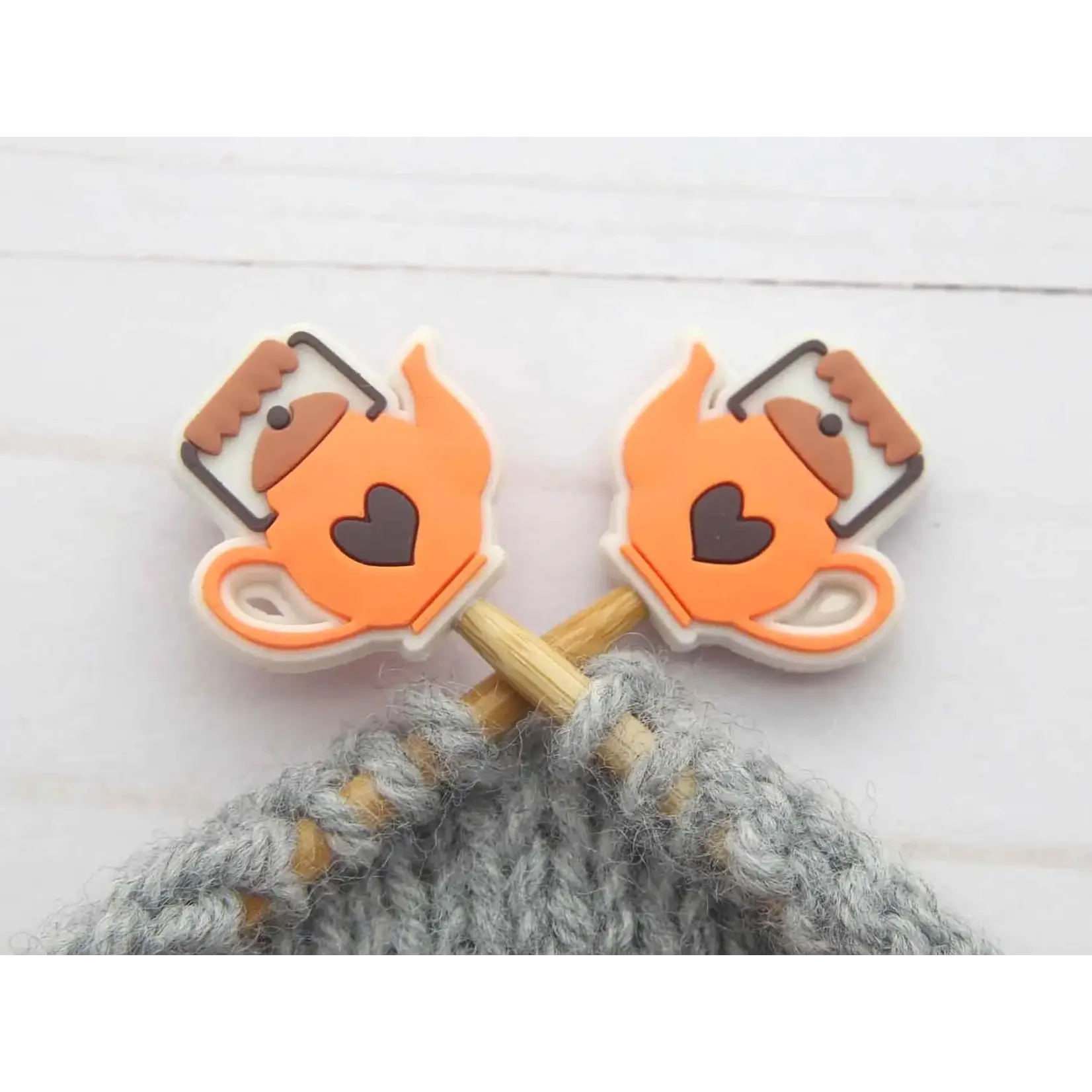 Fox & Pine Stitches - Stitch Stoppers - Tea Pot