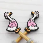 Fox & Pine Stitches - Stitch Stoppers - Porch Goose (pink dress)