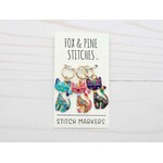 Fox & Pine Stitches - Stitch Markers - Colourful Cats