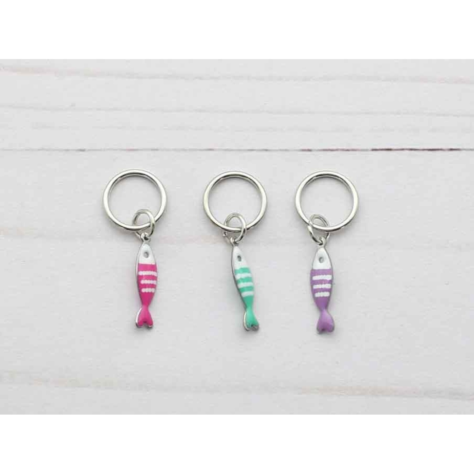 Fox & Pine Stitches - Stitch Markers - Itty Bitty Fishies