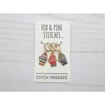 Fox & Pine Stitches - Stitch Markers - Fair Isle Mittens