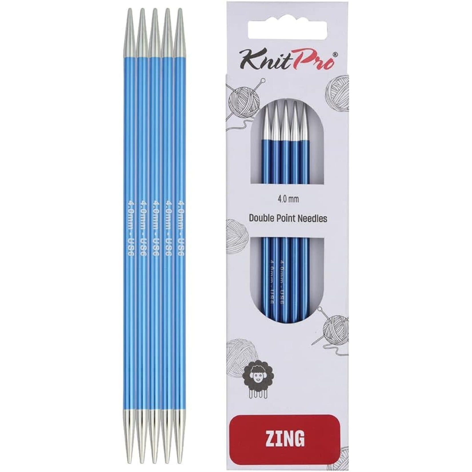 KnitPro -  Zing - Double Pointed Needles - 6"