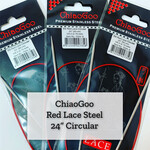 ChiaoGoo ChiaoGoo Red Lace Circular Needles - 24" (60cm)