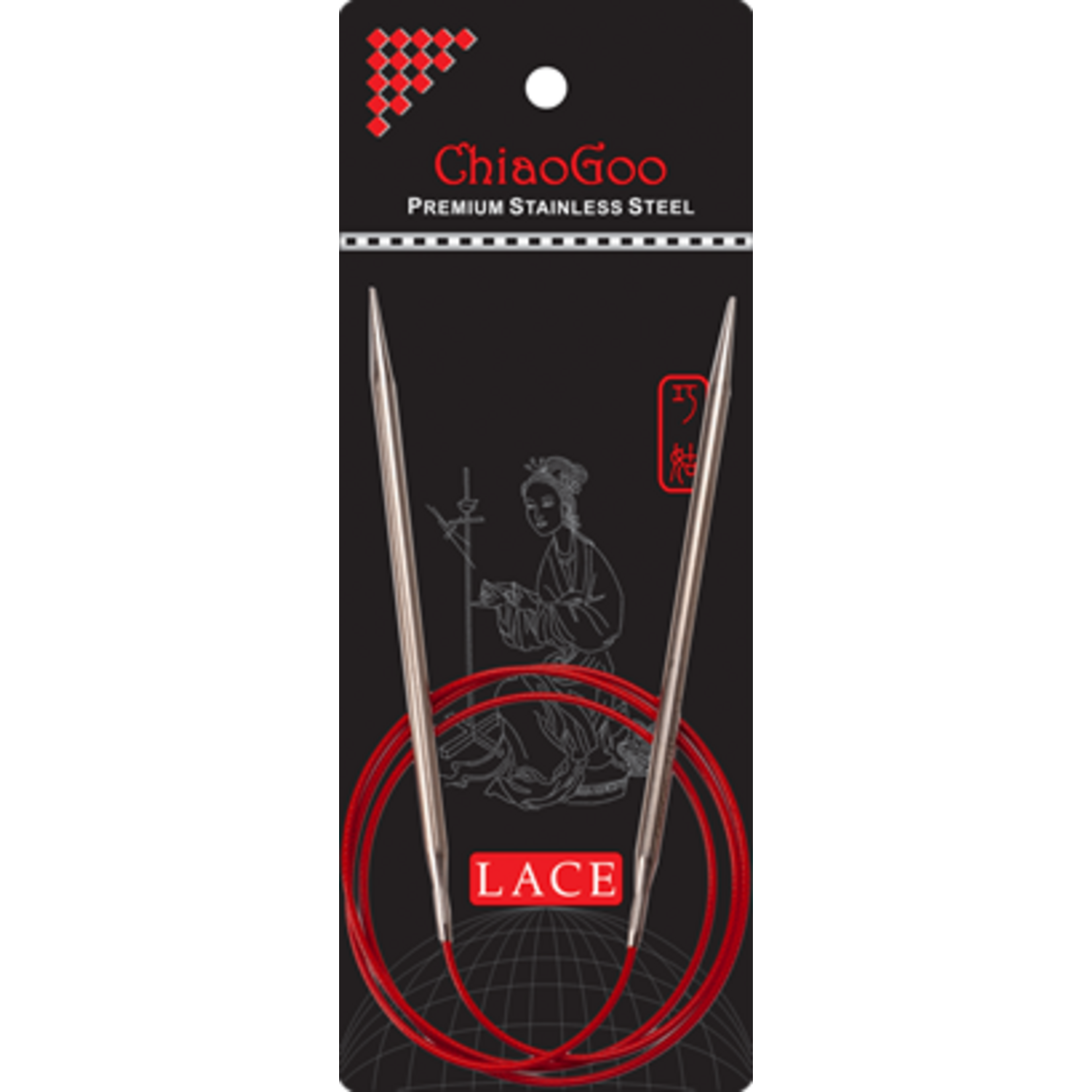ChiaoGoo ChiaoGoo Red Lace Circular Needles - 40" (100cm)