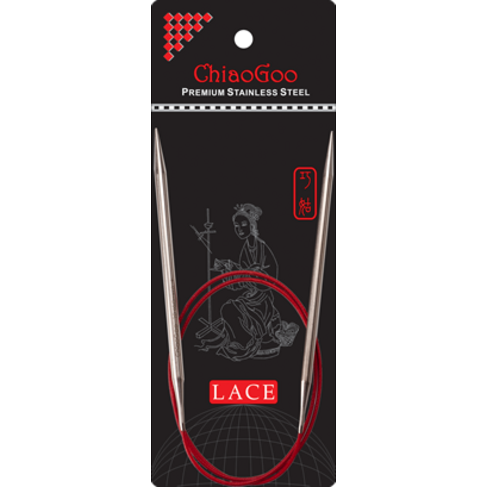 ChiaoGoo ChiaoGoo Red Lace Circular Needles - 24" (60cm)