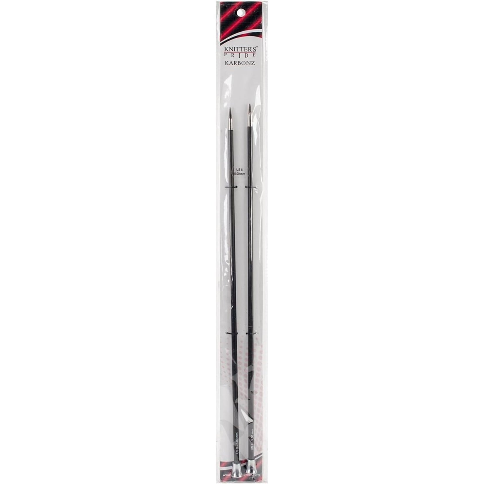Knitter’s Pride KARBONZ Single Point Needles 35cm/5.0mm
