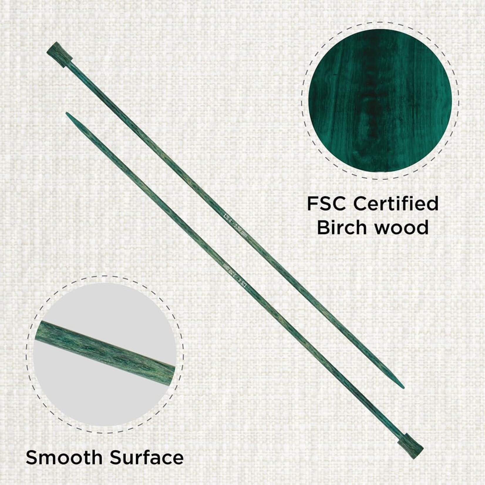 Knitter’s Pride -  Dreamz Single Point Needle - 14"/3.5mm
