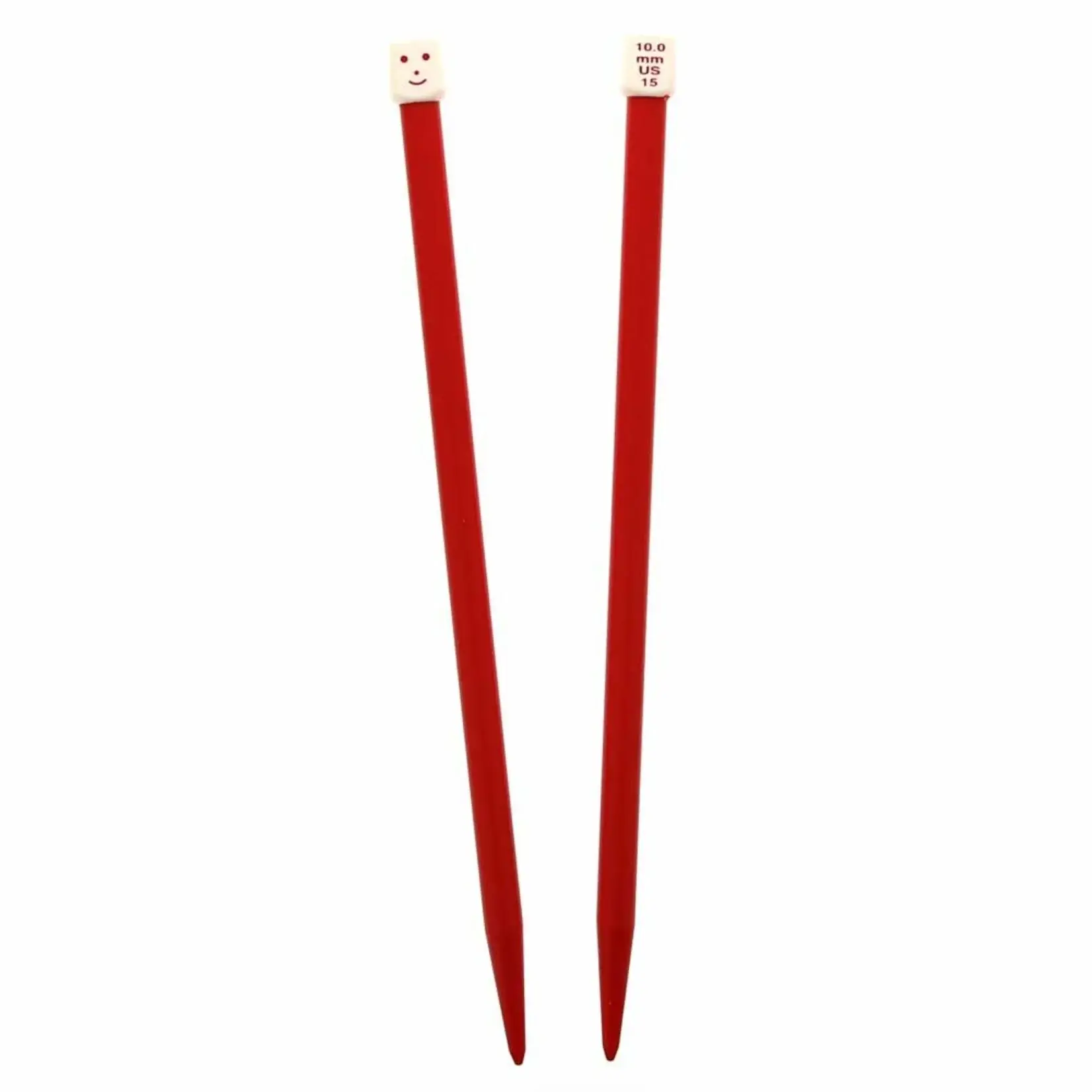 Single Pointed Needles for Kids - 25cm - 10.0mm