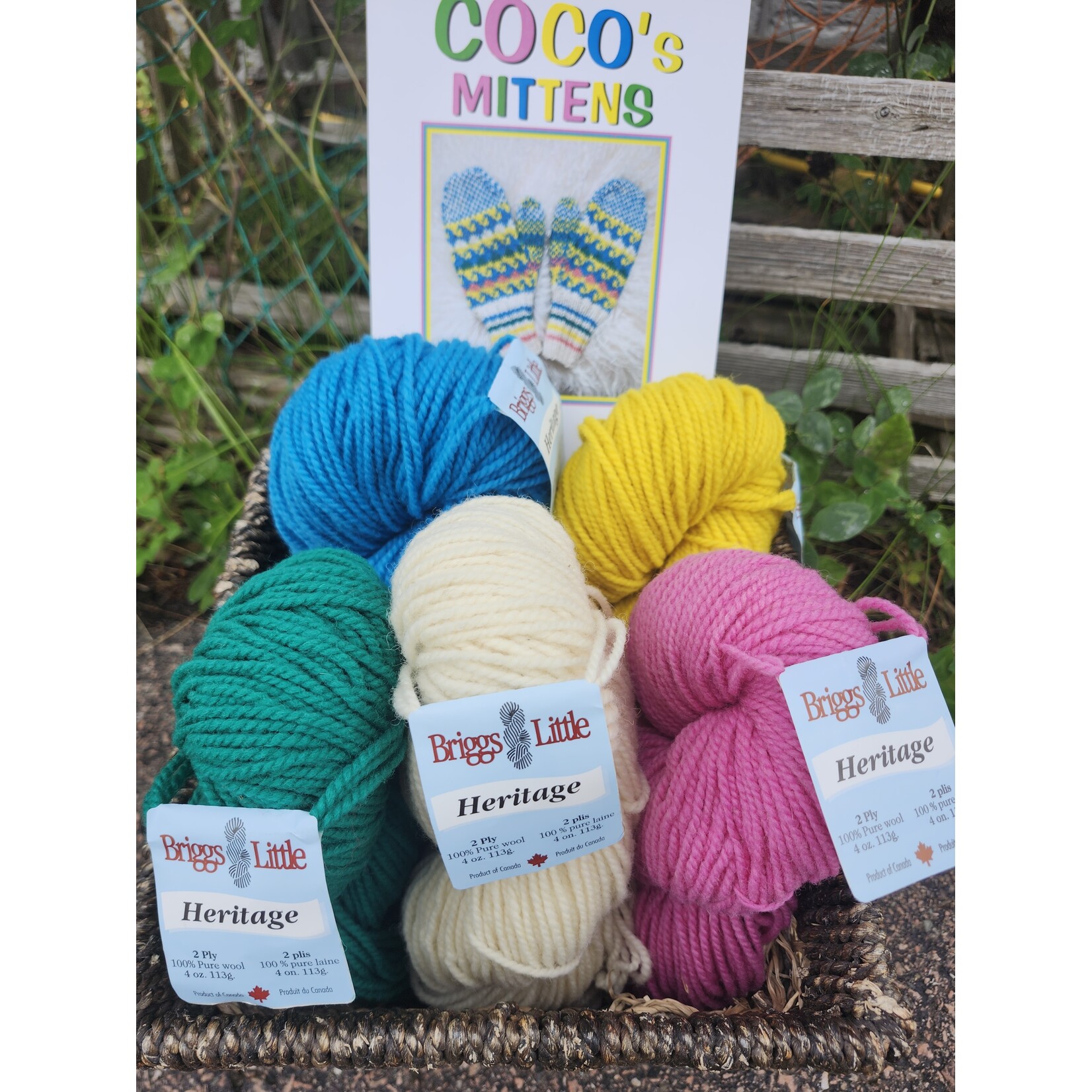 Briggs and Little COCO's Mittens Pattern Kit