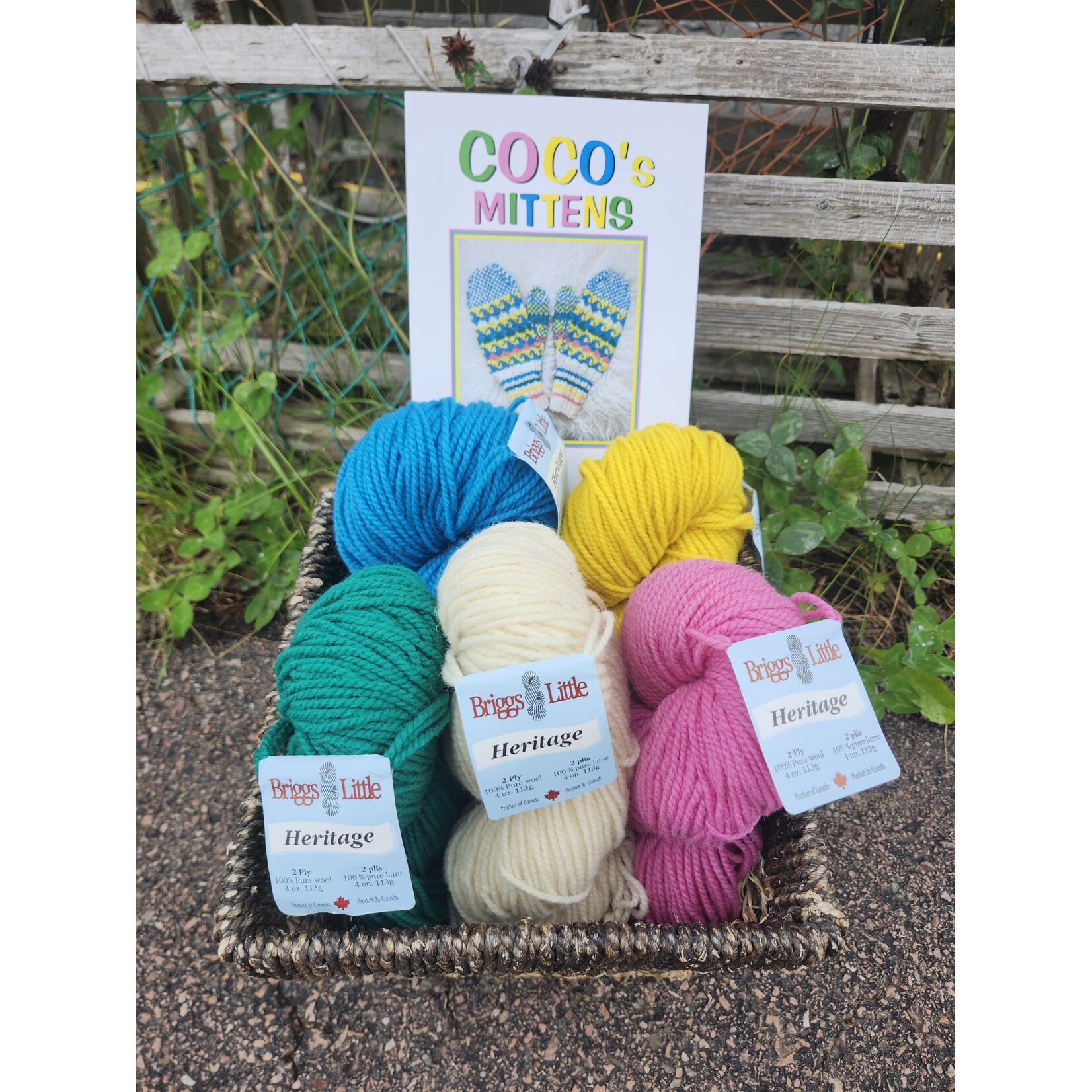 Briggs and Little COCO's Mittens Pattern Kit