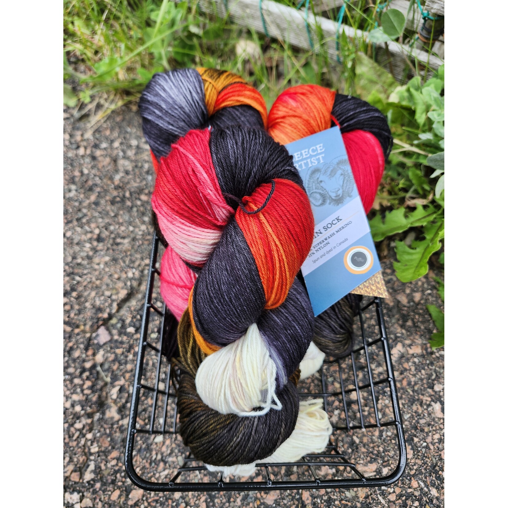 Fleece Artist - Cabin Sock - Puffin