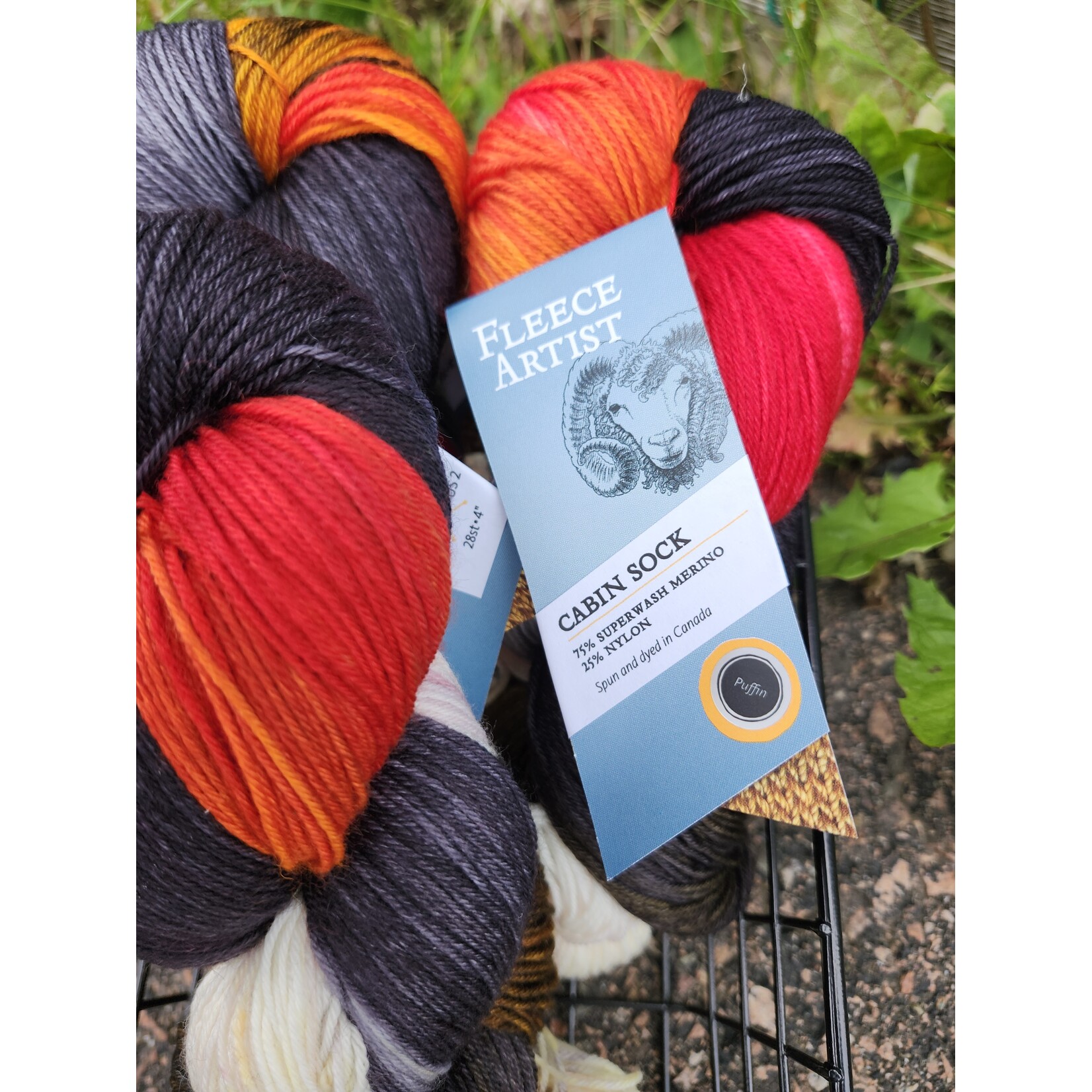 Fleece Artist - Cabin Sock - Puffin