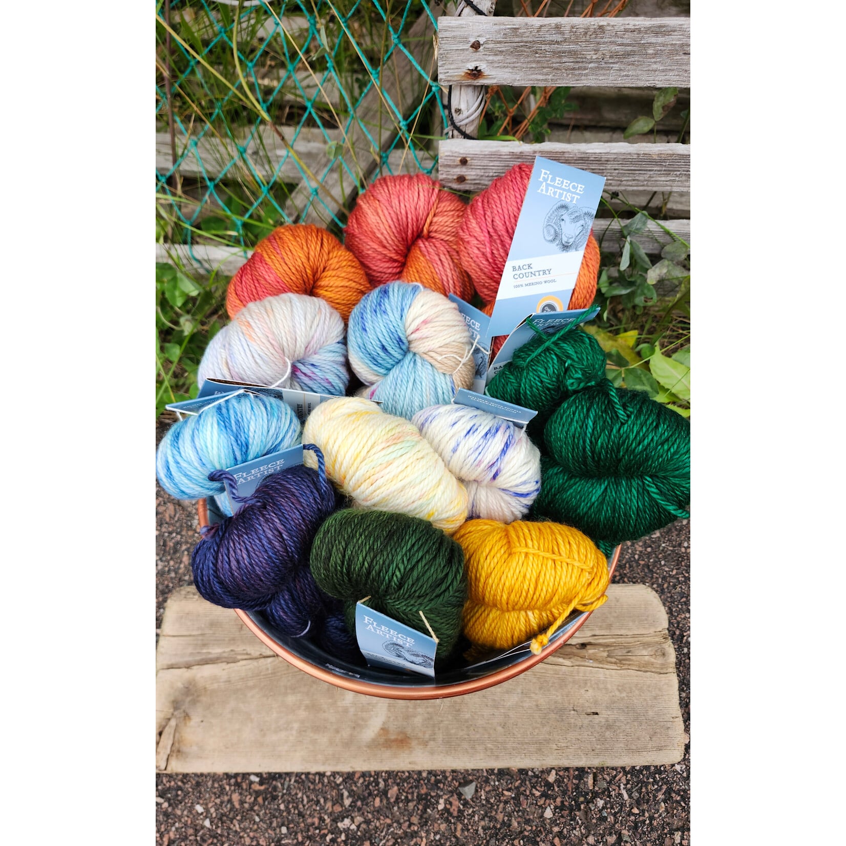 Fleece Artist - Back Country Merino - One of a Kind Colourways