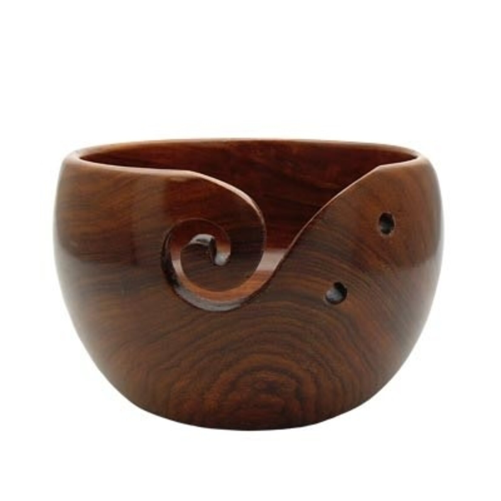 Estelle Wooden Yarn Bowl - Acacia - Medium