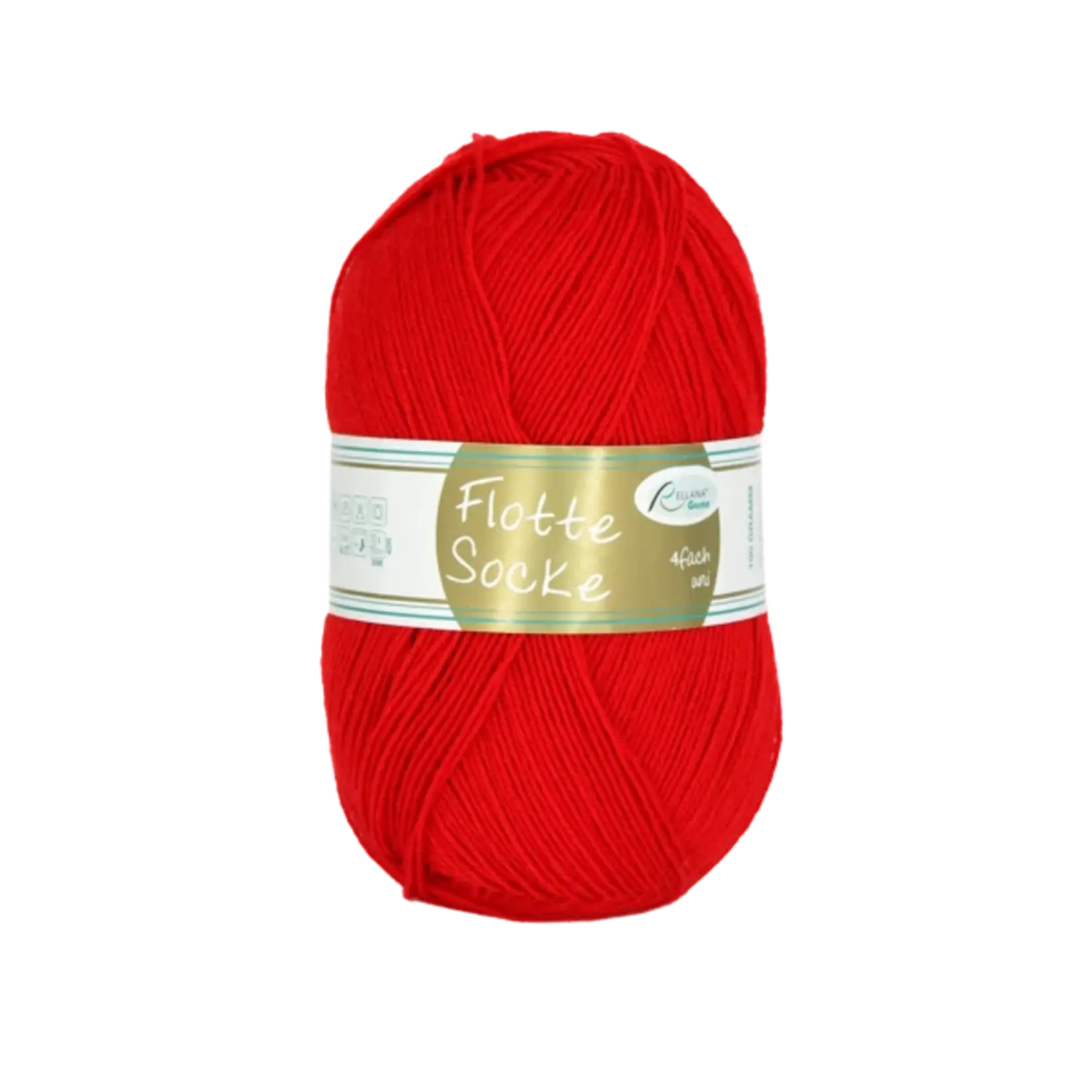 Rellana Garne - Flotte Socke UNI- 903 Red