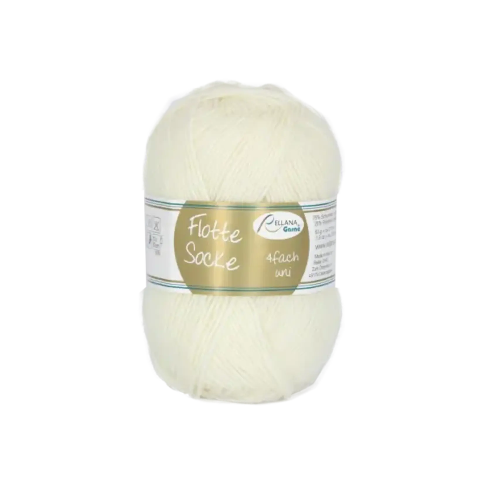 Rellana Garne - Flotte Socke UNI - 916 Natural