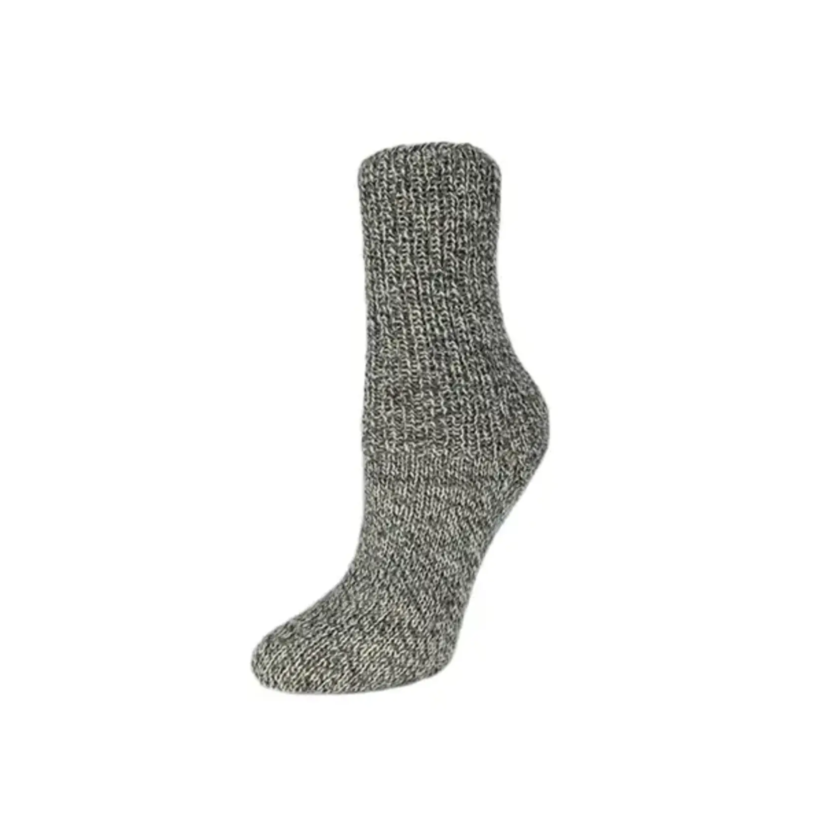 Rellana Garne - Flotte Socke Mouliné - 1641 Light Grey/Natural