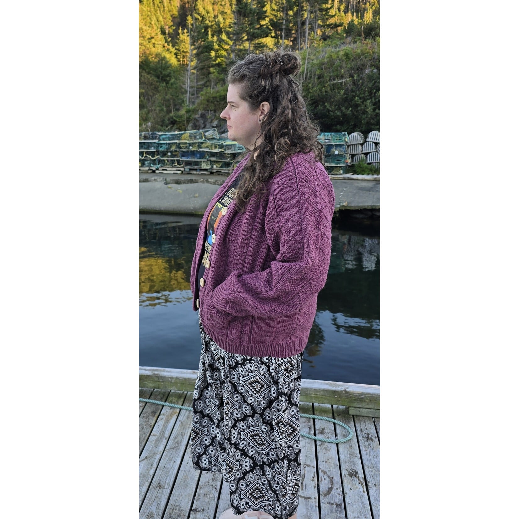 BELOW Sweater Knitting Kit (Newfoundland Guernsey Cardigan)