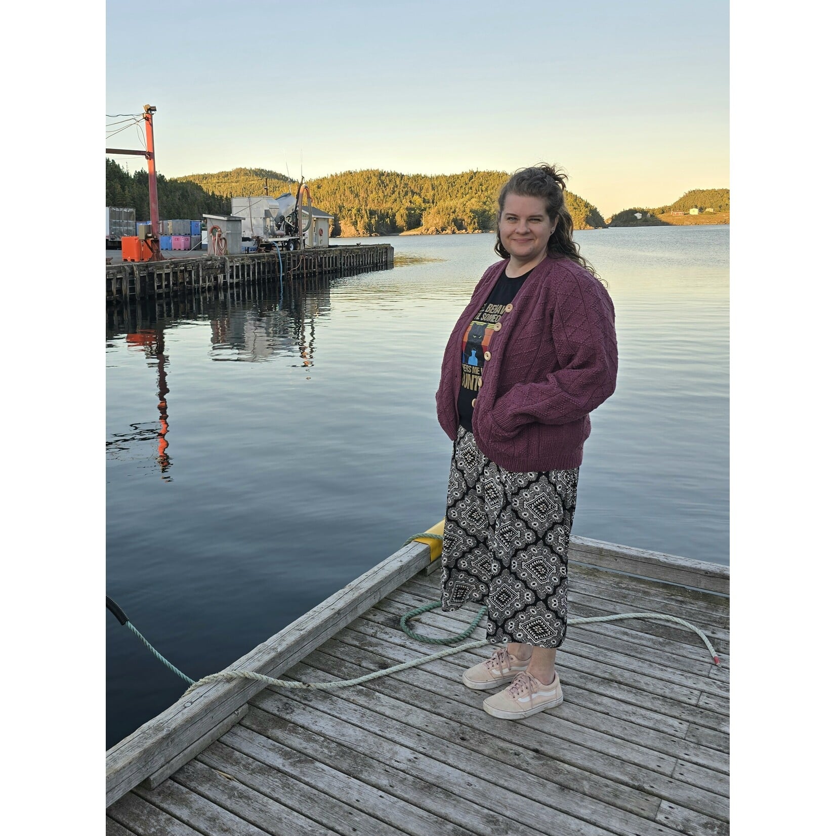 BELOW Sweater Knitting Kit (Newfoundland Guernsey Cardigan)