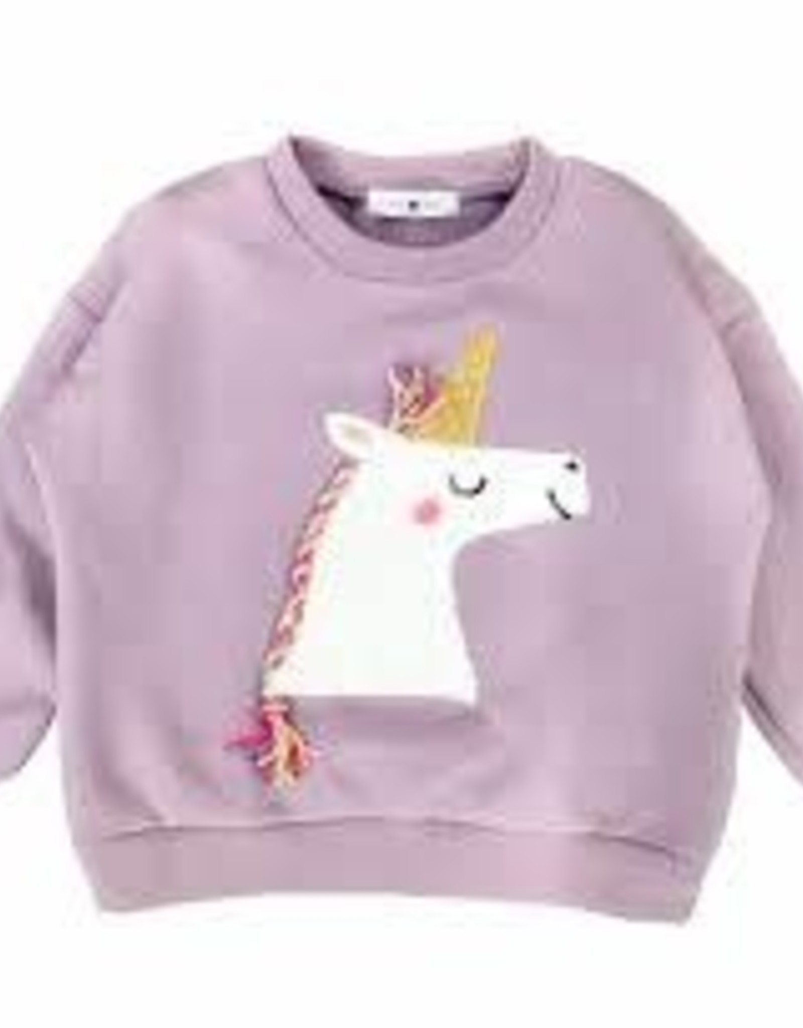 petite hailey unicorn sweatshirt