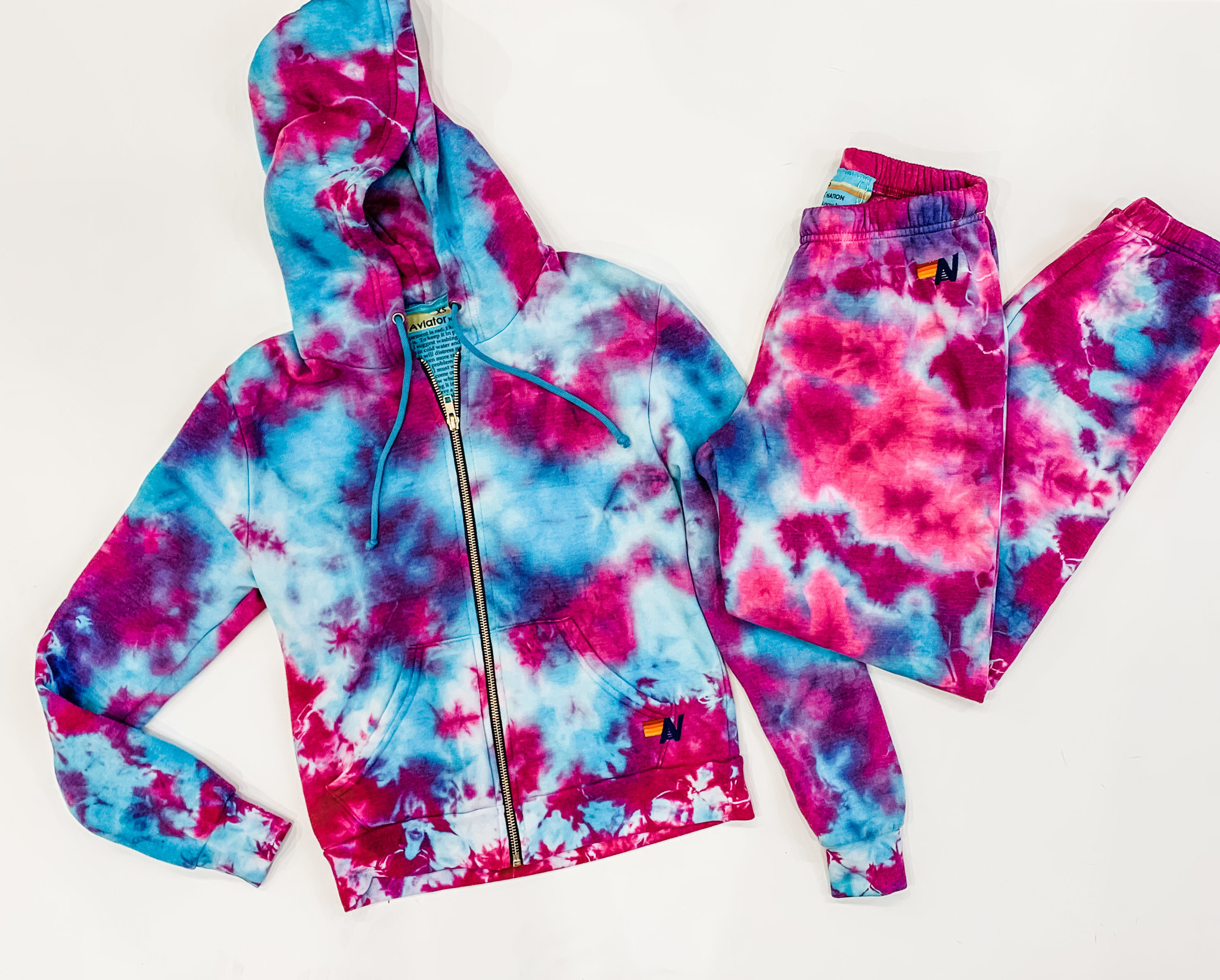 aviator nation tie dye sweatshirt Yapaş