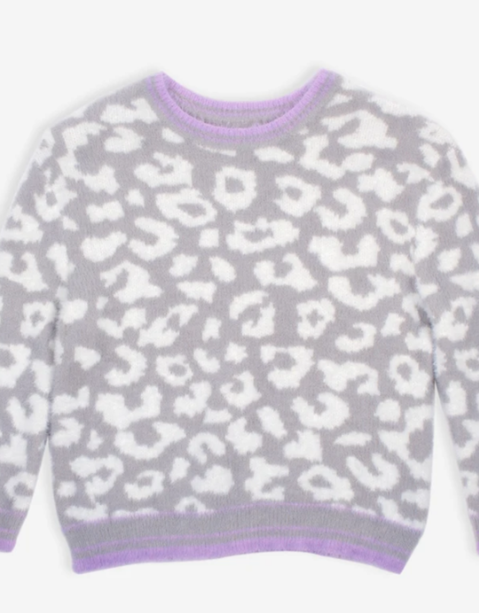 snow leopard sweater