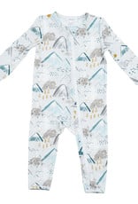 Angel Dear Angel Dear Mountains Zipper Romper