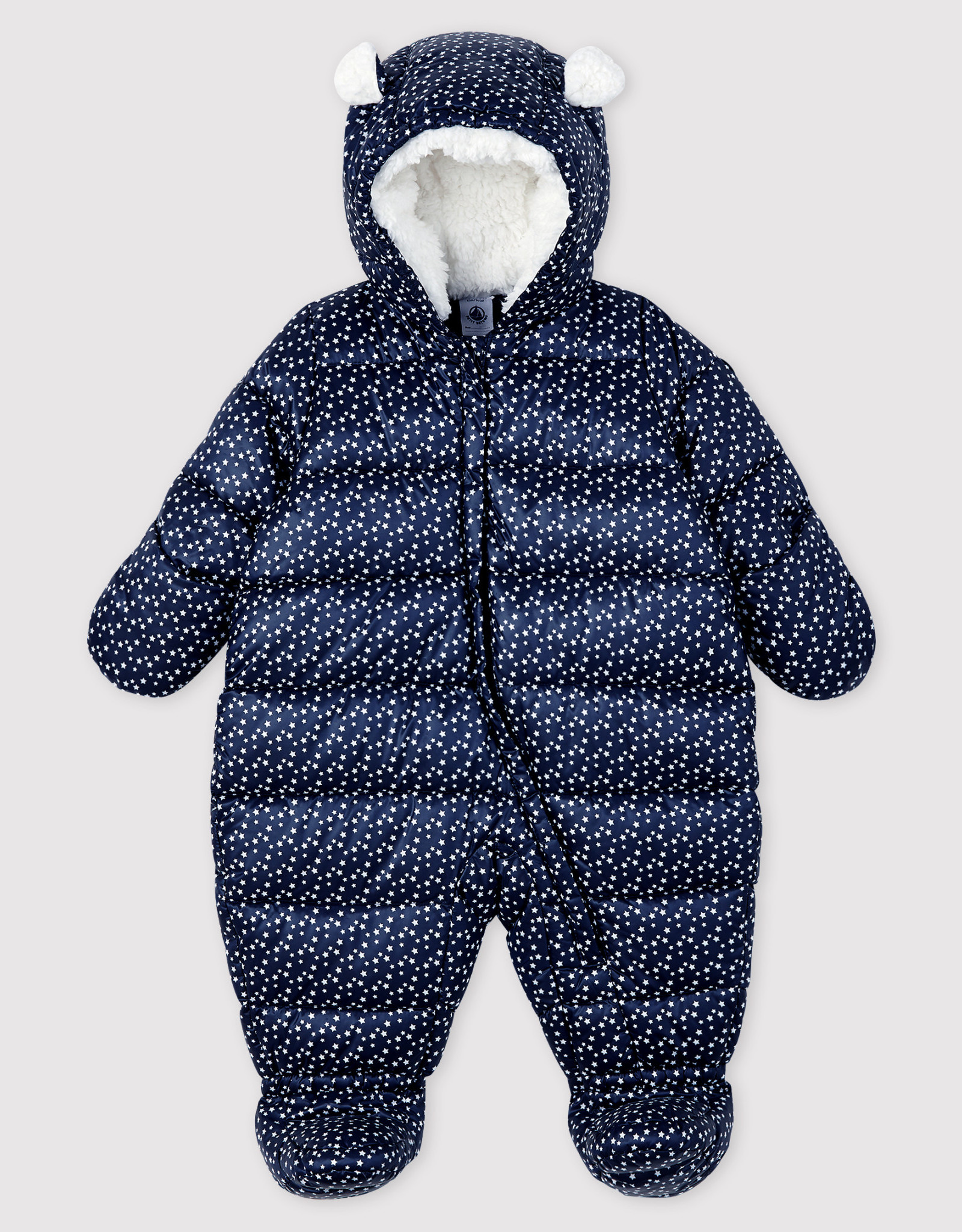 baby hooded snowsuit