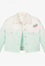 Billieblush Billieblush Dip-Dye Jacket w Heart Patch