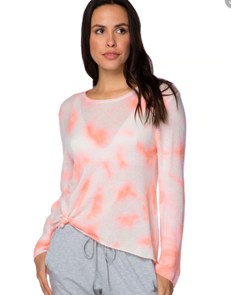 Golden Sun Places to Go Tie-Dye Cashmere Sweater