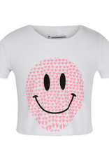 Prince Peter Prince Peter Happy Face Hearts Crop Top