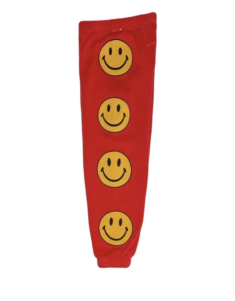 Aviator Nation Aviator Nation Kids Smiley 2 Sweatpants - Red