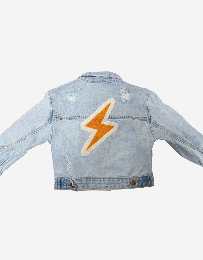 Petite Hailey Petite Hailey Patched Denim Jacket