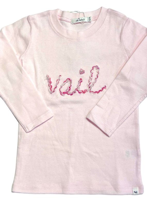 Oh Baby! Oh Baby! LS Vail Tee - Pink