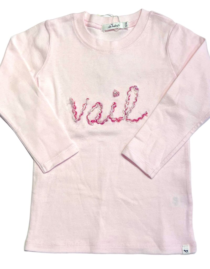 Oh Baby! Oh Baby! LS Vail Tee - Pink