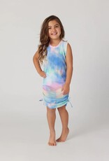 Sol Angeles Sol Angeles Rainbow Cloud Ruched Dress