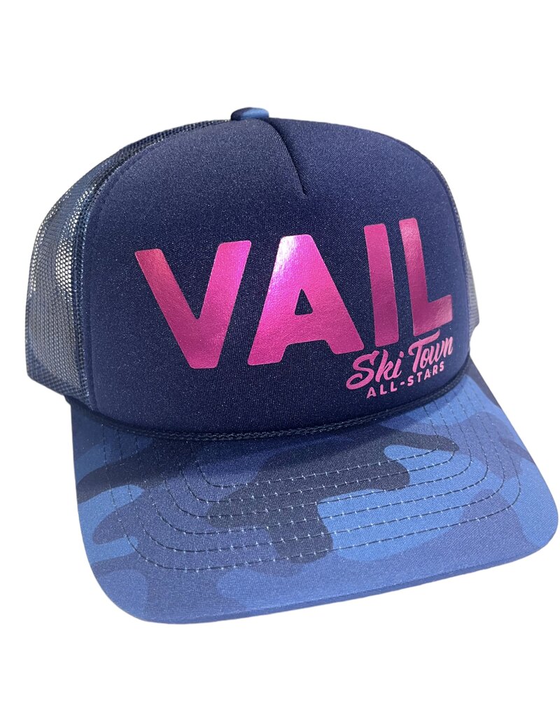 Ski Town All-Stars Ski Town All-Stars Adult Trucker-VAIL